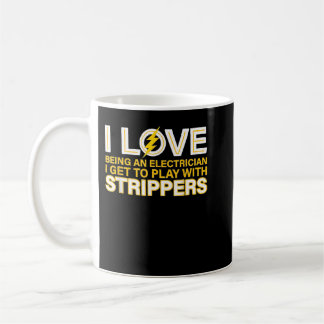 Mug Funny Electrician Art Men Women Lineman Electrical