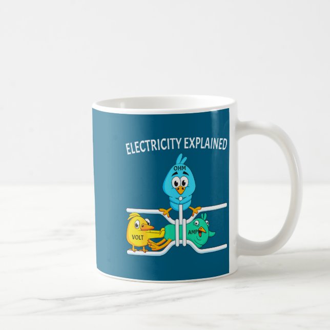 Mug Funny Electrician For Men Women Electricity Engine (Droite)