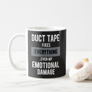Mug Funny Emotional Damage - Dark Dry Humor Graphic