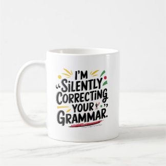 Mug Funny Enseignant Anglais : Conception Silencieuse