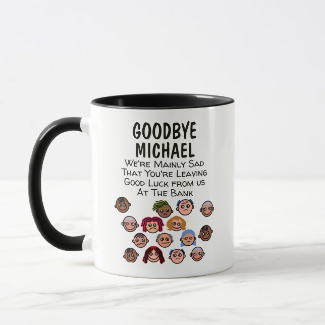 Mug FUNNY Farewell COWORKER BOSS - La plupart d'entre  (Gauche)