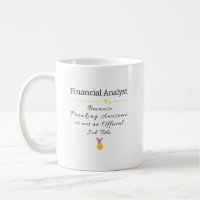 Funny Financial Analyst Titre du poste