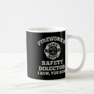 Mug Funny Fireworks Directeur de la sécurité Firefight