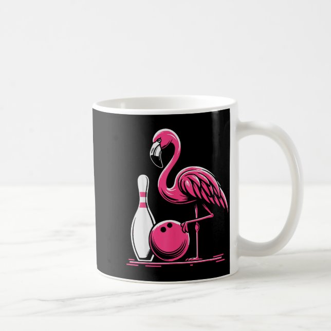 Mug Funny Flamingo Bowling N Bowl Bowler  (Droite)
