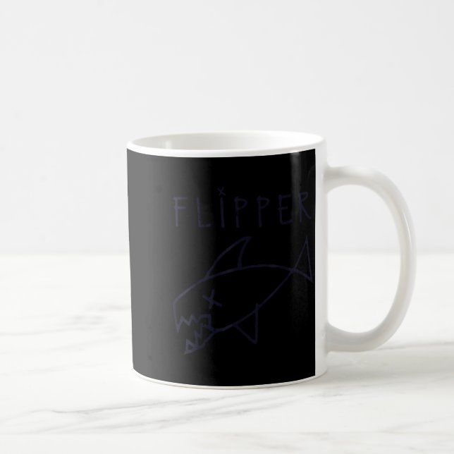 Mug Funny Flipper Fish Die Sarcastic Graphic  (Droite)