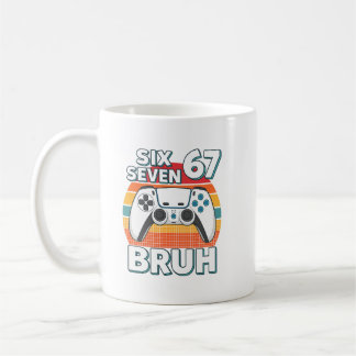 Mug Funny Gaming Six Seven 67 Bruh Gamer Boy for Men B