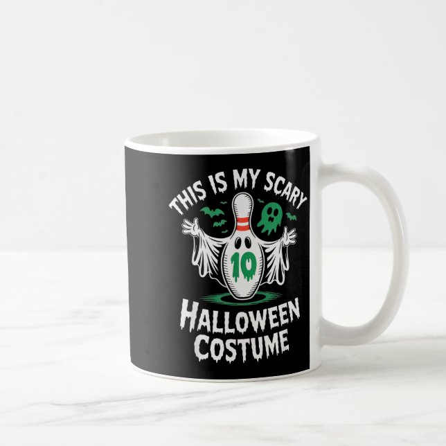 Mug Funny Ghost Bowling League Team Halloween Humor Te (Droite)