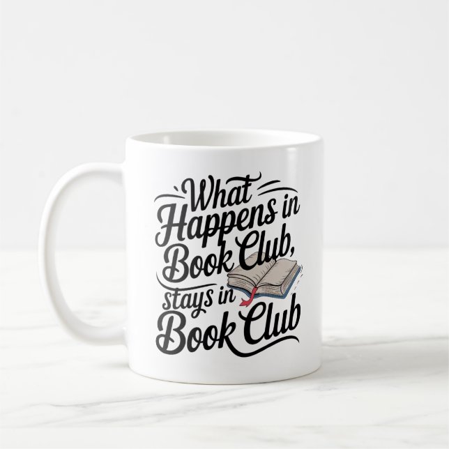 Mug Funny Gift for Book Lovers (Gauche)