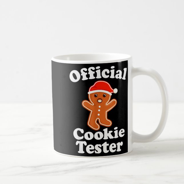Mug Funny Gingerbread Man Cookie Tester Christmas  (Droite)