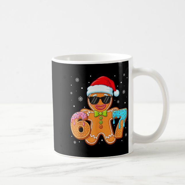 Mug Funny Gingerbread Six Seven 67 Ice Cream Drip Chri (Droite)