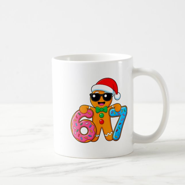 Mug Funny Gingerbread Six Seven 67 Ice Cream Drip Chri (Droite)
