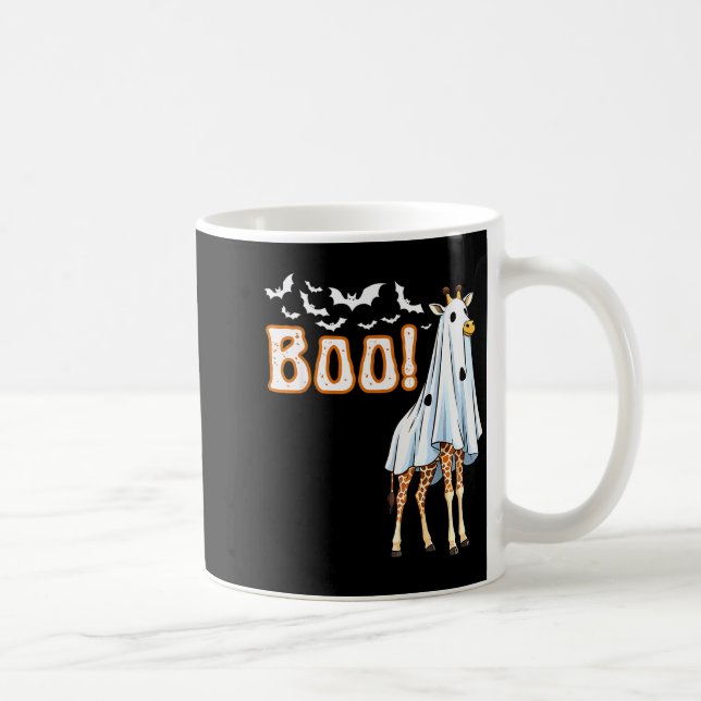Mug Funny Giraffe Ghost Boo Shirt Cute Animal Hallowee (Droite)