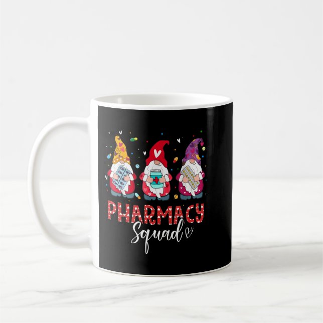 Mug Funny Gnome Pharmacy Squad Pharmist Valentine's (Gauche)