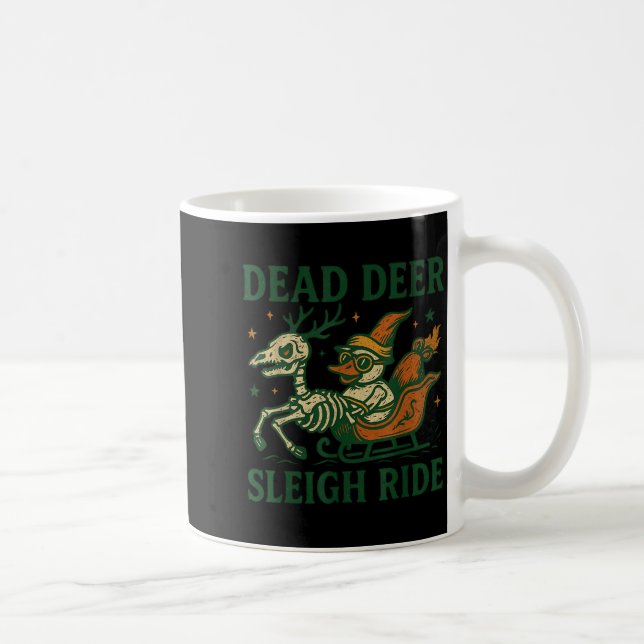 Mug Funny Goth Christmas Pun Y Reindeer Skeleton Xmas  (Droite)