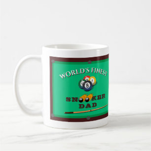 Mug Funny Green Pool Table Snooker Papa Fête des pères