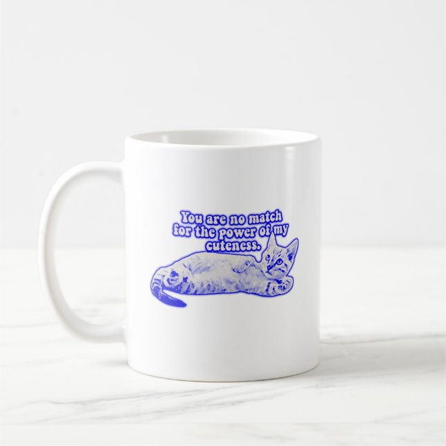 Mug Funny grumpy cat meme for kitten and cat lovers (Gauche)