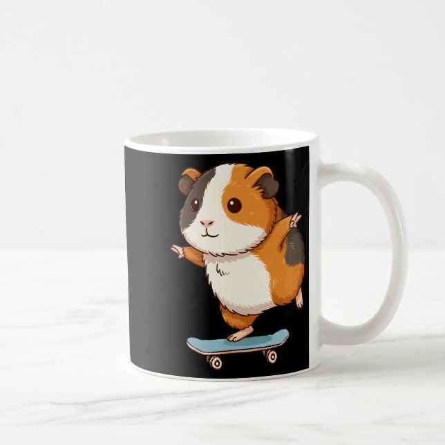 Mug Funny Guinea G Skater Skateboard Ballerina Zoo Boy (Droite)