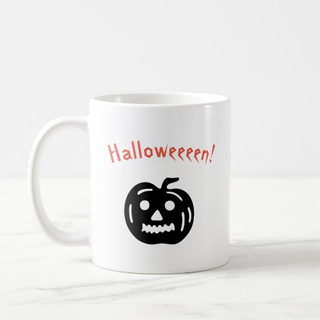 Mug Funny Halloween Citrouille (Gauche)