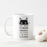 Funny Hilarique Chat Puns Freak Meowt