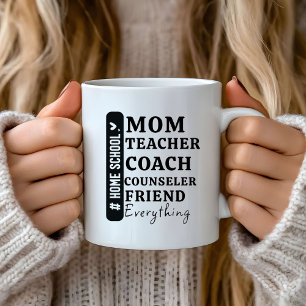 Mug Funny Home School Mère's Day cadeaux
