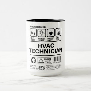 Mug Funny HVAC Technician Handling Information