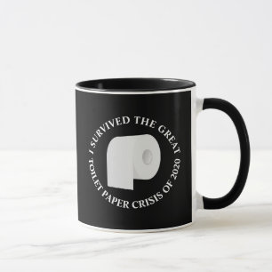 Mug Funny I Survived 2020 Café noir