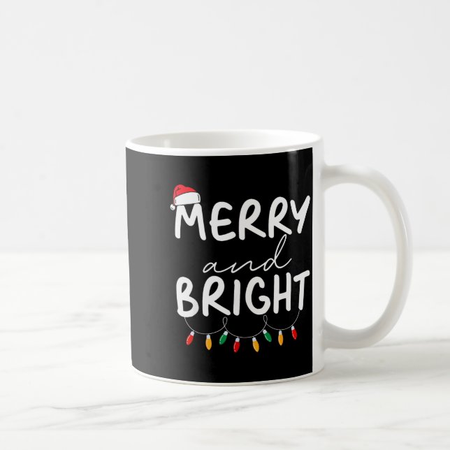 Mug Funny I'm Trying To Feel Merry Xmas Bright Matchin (Droite)