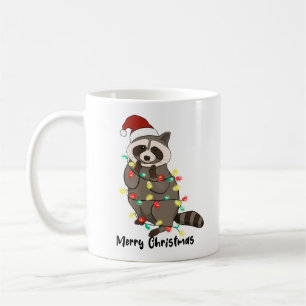 Mug Funny Joyeux Noël Racoon
