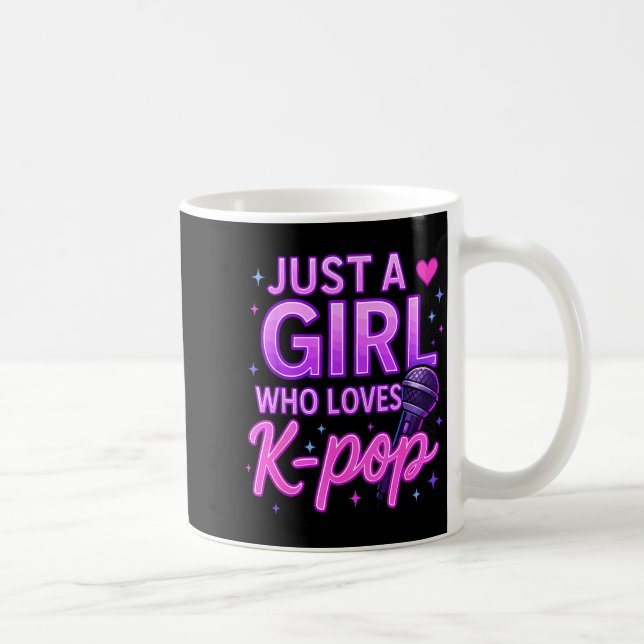 Mug Funny Just A Girl Who Loves K-p  (Droite)