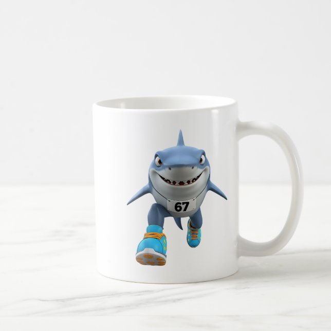 Mug Funny Kids 67 Mème Tralalero Tralala Runner Italia (Droite)