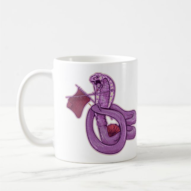 Mug Funny King Cobra Snake Rock Tricot (Gauche)