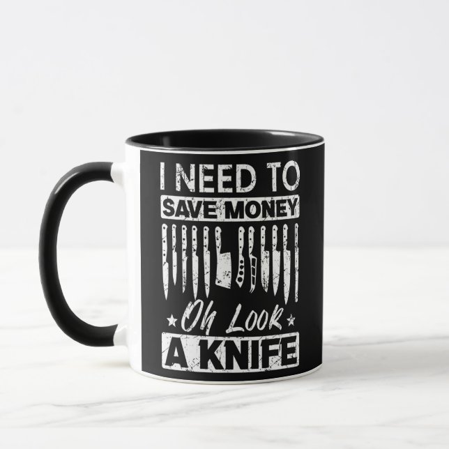 Mug Funny Knife For Men Women Collectible Knives (Gauche)