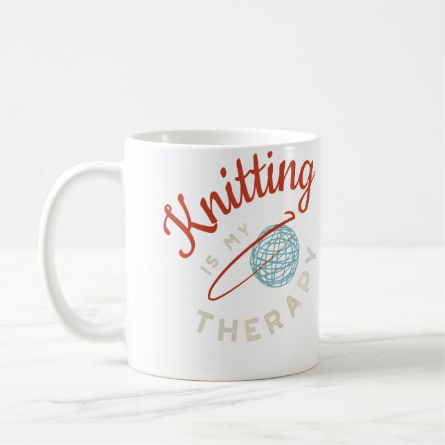 Mug Funny Knitter Design Love To Knit Knitting (Gauche)
