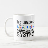 Funny Librarian Dewey Decimal Search Engine System