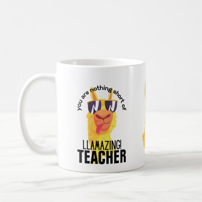 Mug FUNNY LLAMA Vous êtes Extraordinaire ENSEIGNANT ÉT (Gauche)