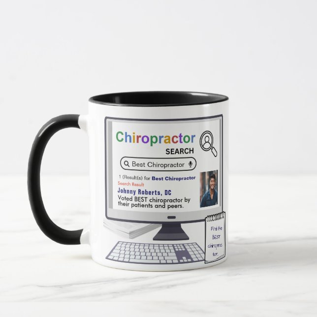 Mug Funny Meilleur Chiropraticien Résultat De Recherch (Gauche)