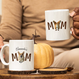 Mug Funny moderne mignon chiot Corgi maman chien