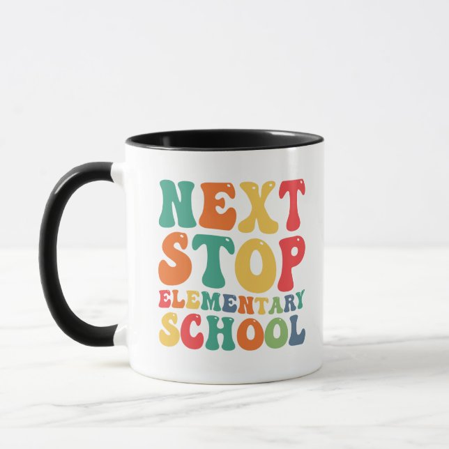 Mug Funny Next Stop Graduation de l'école primaire (Gauche)
