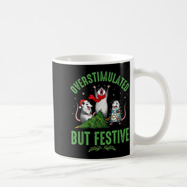 Mug Funny Overstimulated But Festive Christmas Ssum Ho (Droite)