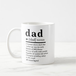 Mug Funny Papa Définition Personnalisée