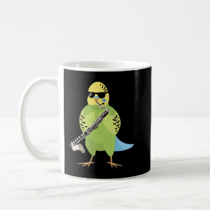 Mug Funny Parakeet Porter Des Lunettes De Soleil Jouer