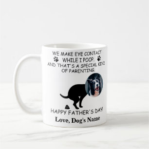 Mug Funny Personnalisé Chien Papa, Chien Poop Fête d