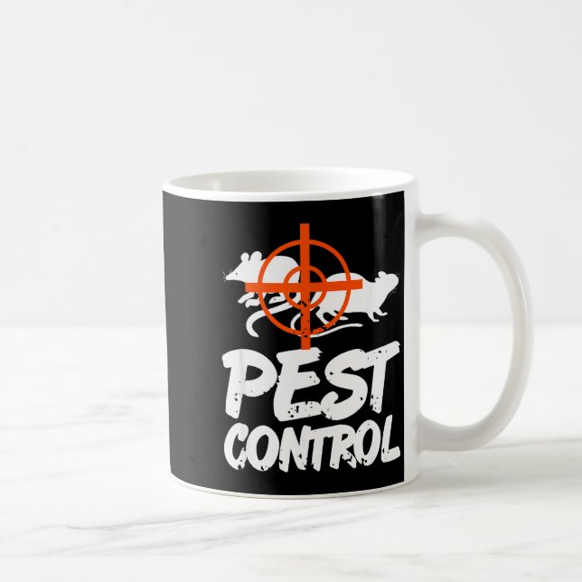 Mug Funny Pest Control Humor For Rat Hunters &amp; Tra (Droite)