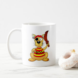 Mug Funny Pirate Dog with Toy Sword