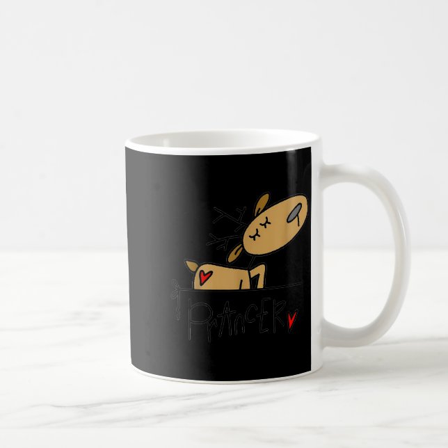 Mug Funny Prancer Reindeer Christmas Holiday S  (Droite)