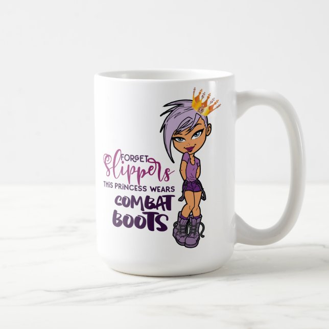 Mug Funny Princesse pourpre Tomboy (Droite)