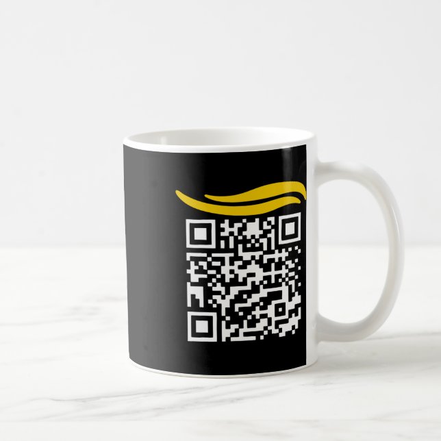 Mug Funny Qr Président Trump Dance Code 1 (Droite)
