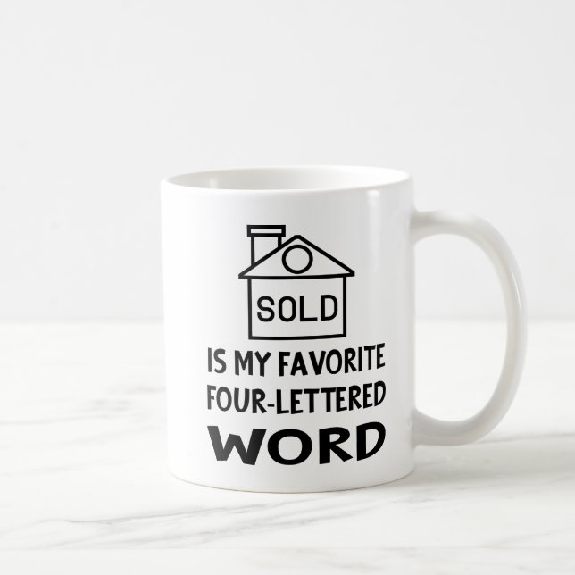 Mug Funny Real Estate Agent House Broker Realtor Don (Droite)