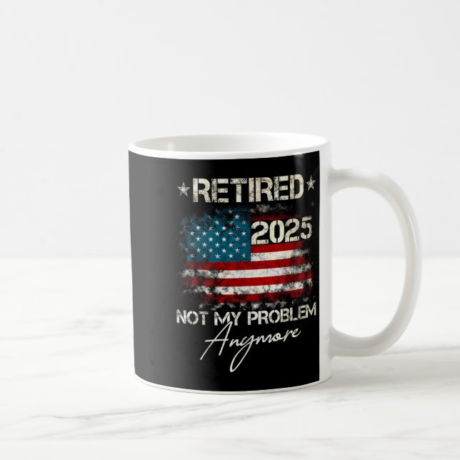 Mug Funny Retirement For Dad Men Women. Uni Retired 20 (Droite)
