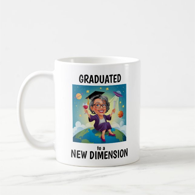 Mug Funny Retraite personnalisée (Gauche)